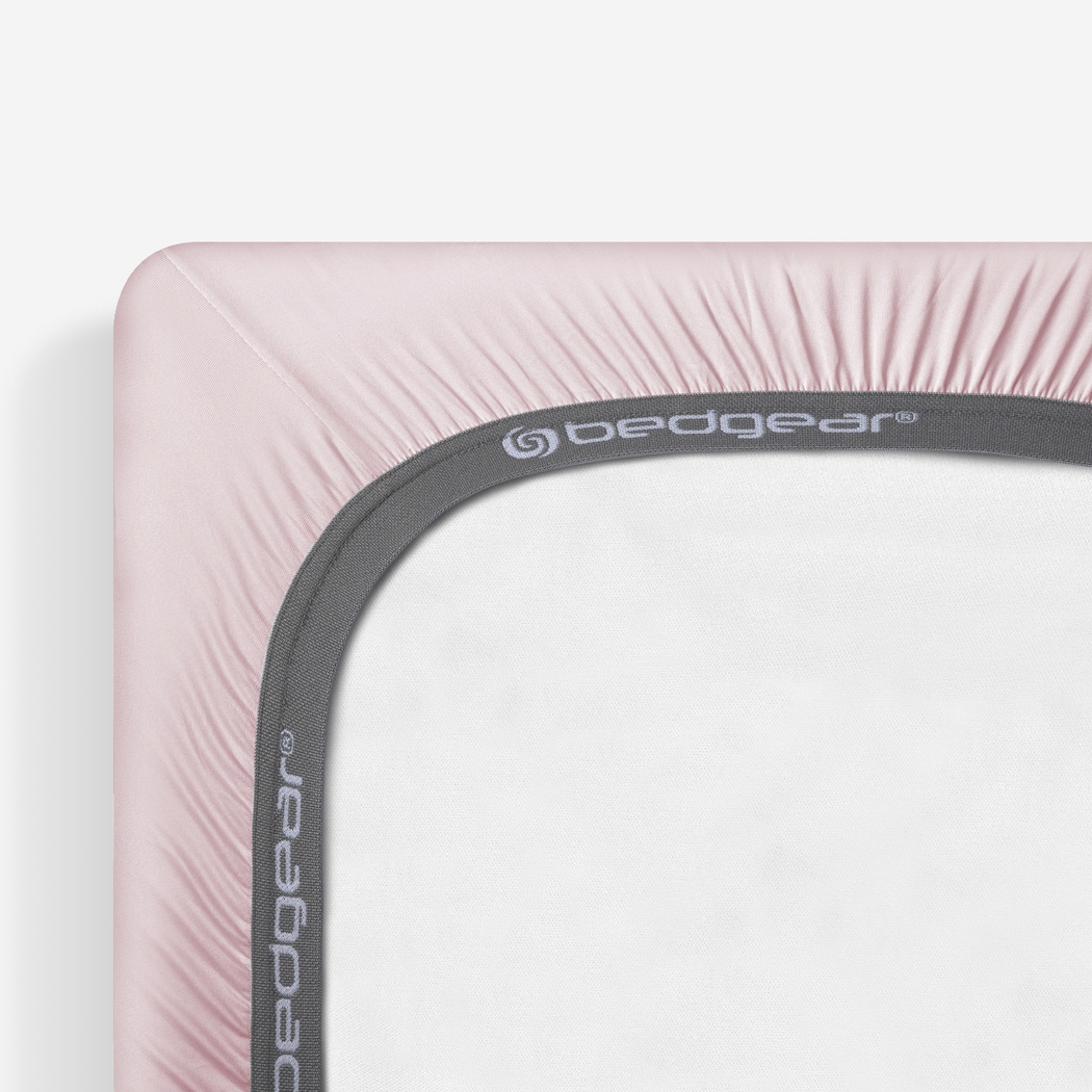 Bedgear Dri-Tec Light Pink Crib Bed Sheet - Thumbnail - Image 4