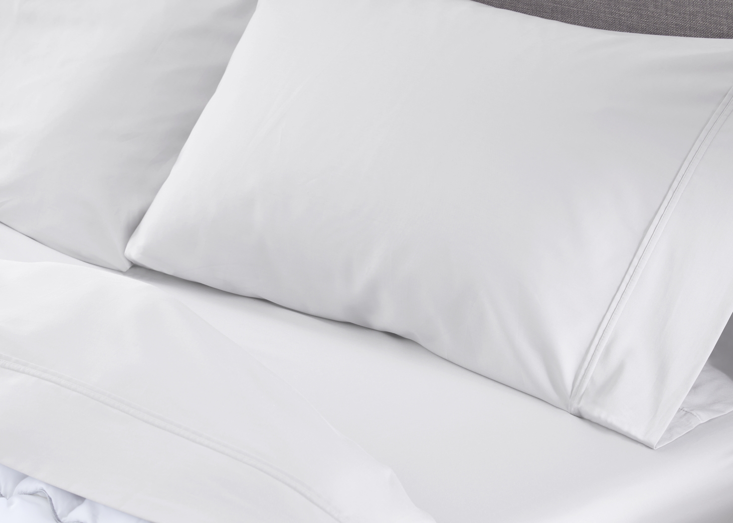 Bedgear Hyper-Cotton Bright White 3 Pc Twin XL Bed Sheet Set - Thumbnail - Image 4