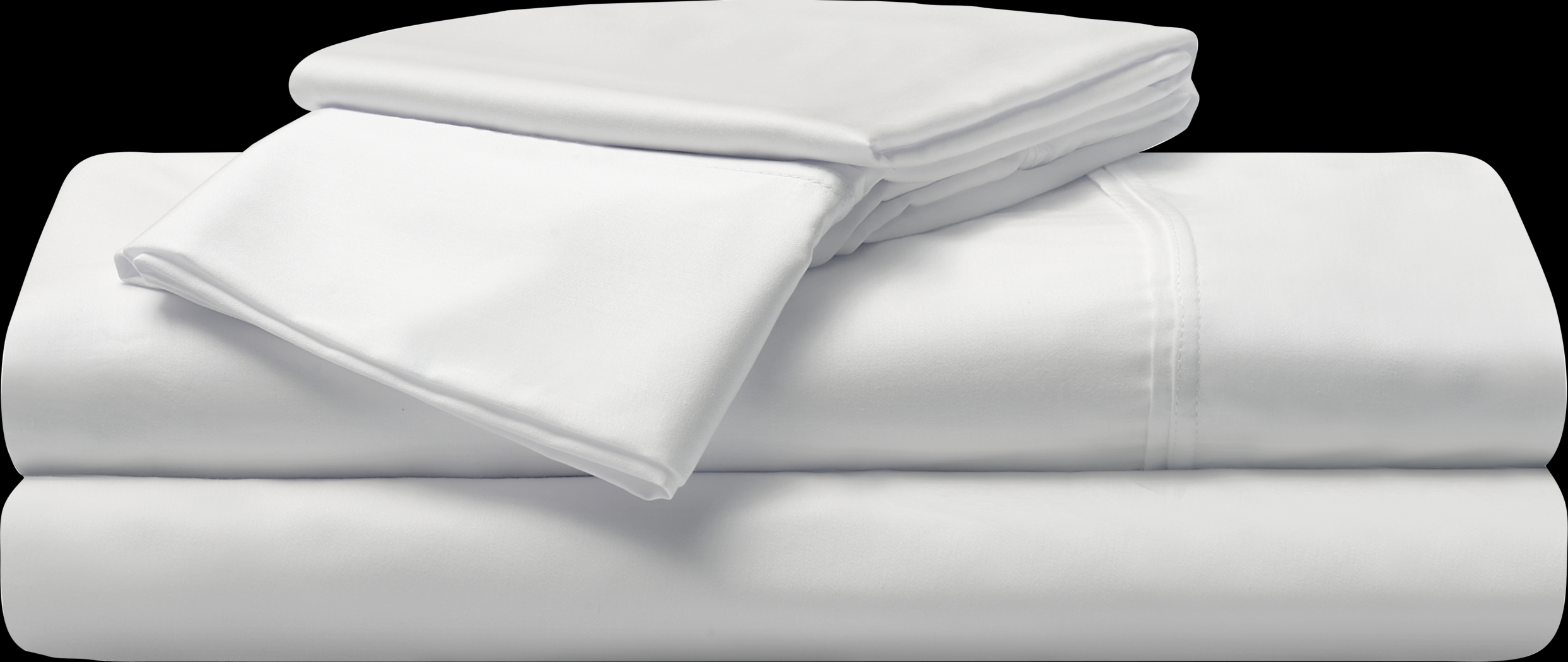 Bedgear Hyper-Cotton Bright White 4 Pc Full Bed Sheet Set - Thumbnail - Image 1