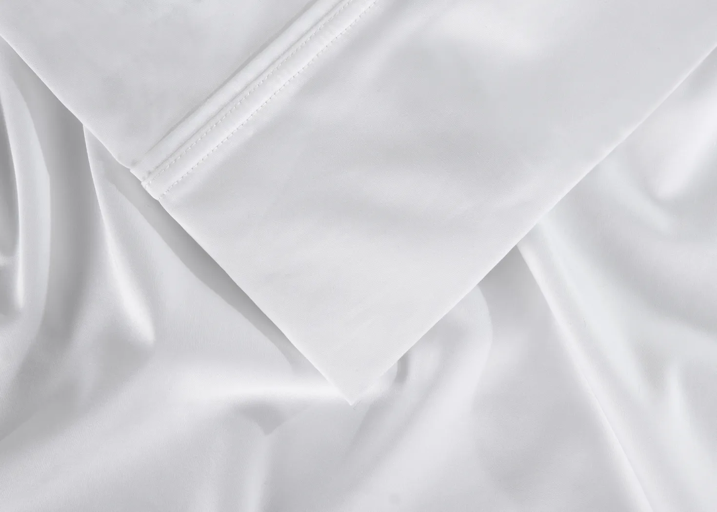 Bedgear Hyper-Cotton Bright White 4 Pc Split Head Queen Bed Sheet Set - Thumbnail - Image 5