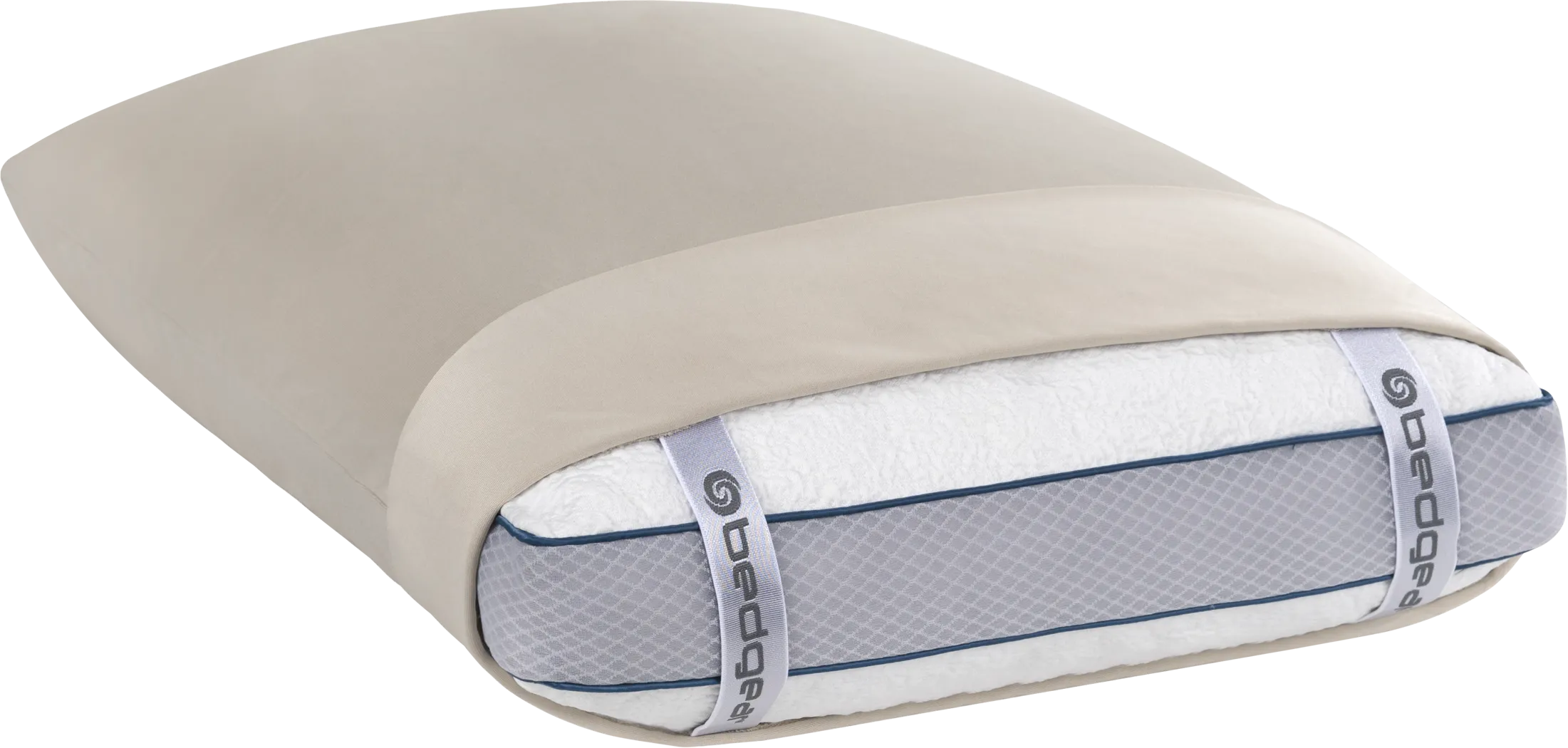 Bedgear Hyper-Cotton Medium Beige 4 Pc Split Head Queen Bed Sheet Set - Thumbnail - Image 4