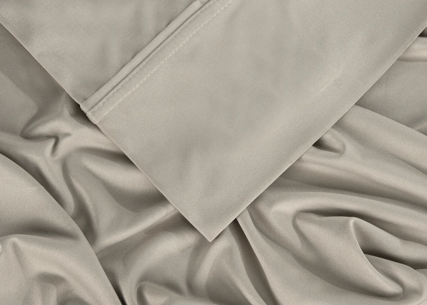 Bedgear Hyper-Cotton Medium Beige 4 Pc Split Head Queen Bed Sheet Set - Thumbnail - Image 5
