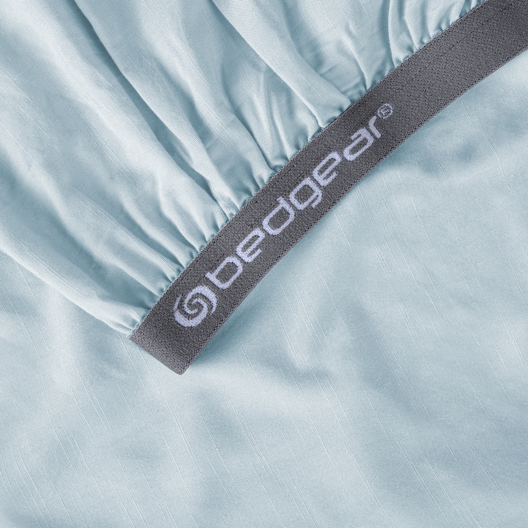 Bedgear Hyper-Linen Baby Blue Crib Bed Sheet - Thumbnail - Image 5