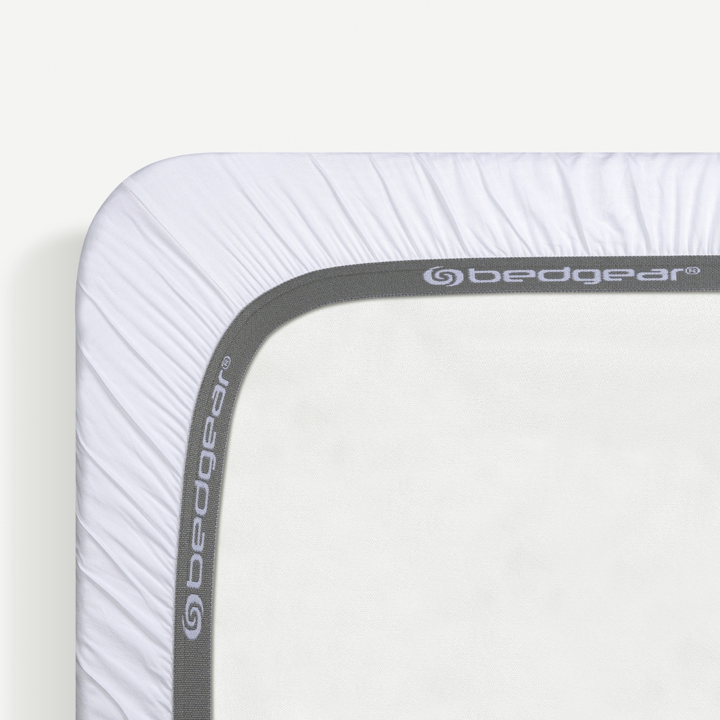 Bedgear Hyper-Linen Bright White Crib Bed Sheet - Thumbnail - Image 4