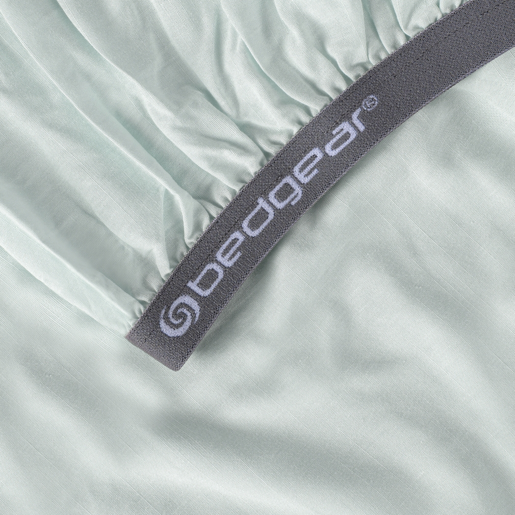Bedgear Hyper-Linen Light Green Crib Bed Sheet - Thumbnail - Image 5