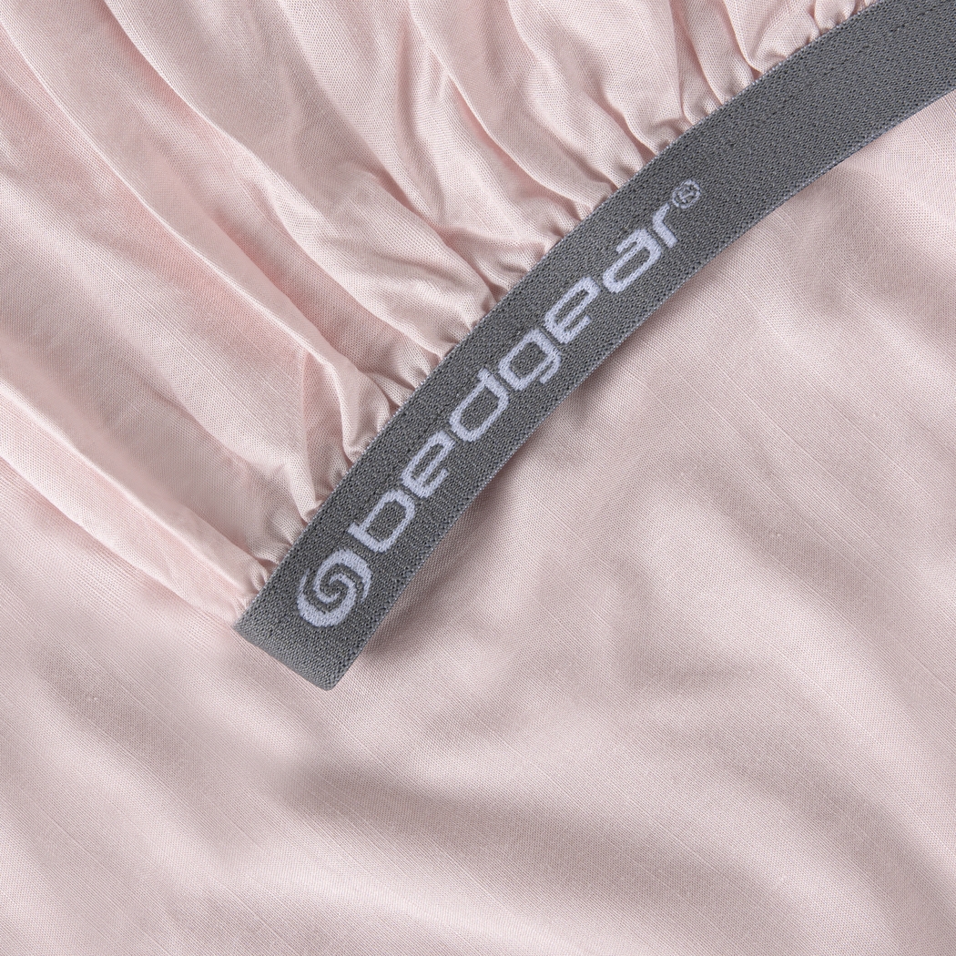 Bedgear Hyper-Linen Light Pink Crib Bed Sheet - Thumbnail - Image 5