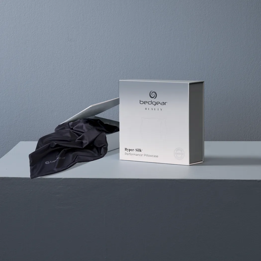 Bedgear Hyper-Silk Black Performance Queen Pillowcase - Thumbnail - Image 3