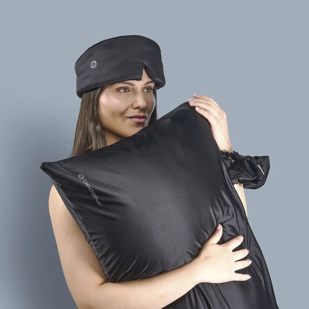 Bedgear Hyper-Silk Black Performance Queen Pillowcase - Thumbnail - Image 5