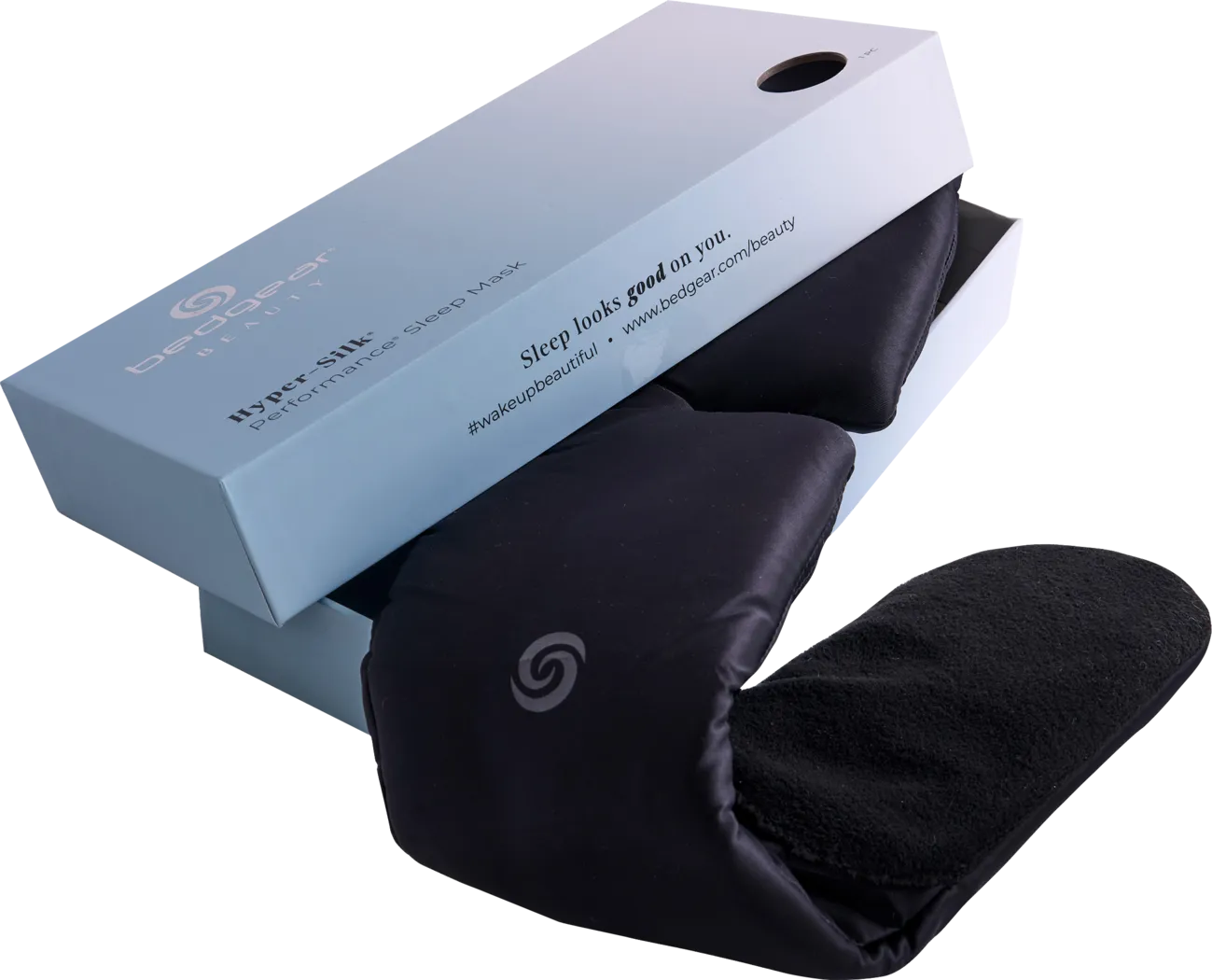 Bedgear Hyper-Silk Performance Black Sleep Mask - Thumbnail - Image 2