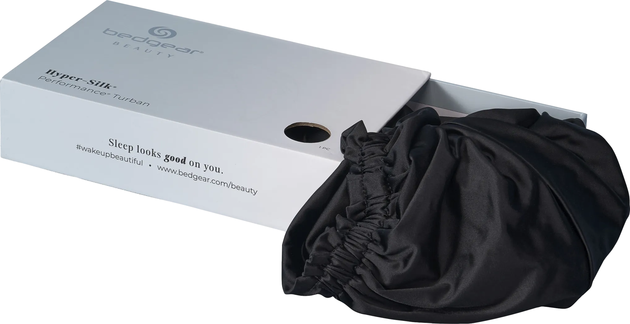 Bedgear Hyper-Silk Performance Black Turban - Thumbnail - Image 2