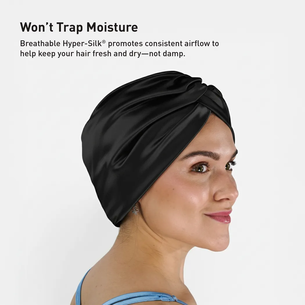 Bedgear Hyper-Silk Performance Black Turban - Thumbnail - Image 4