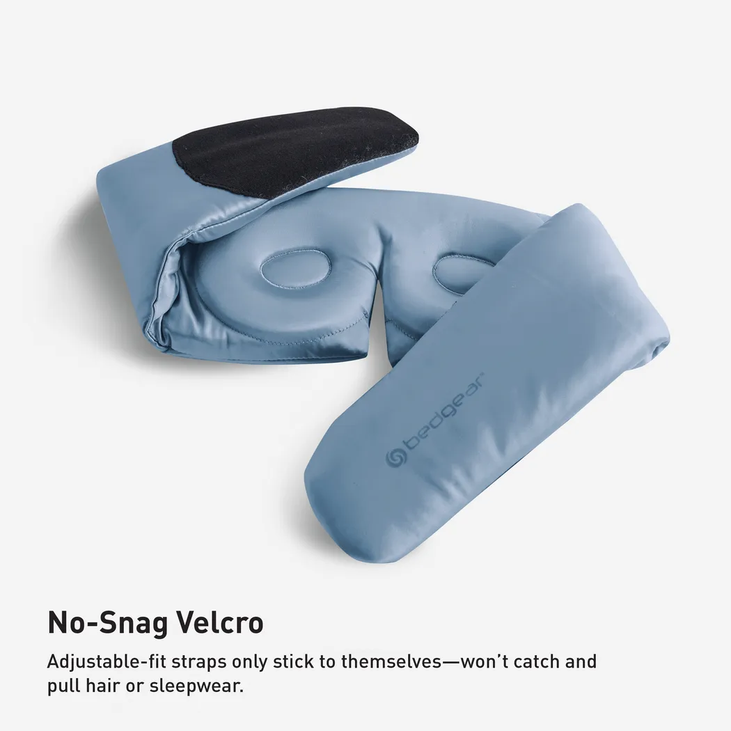 Bedgear Hyper-Silk Performance Misty Blue Sleep Mask - Thumbnail - Image 3