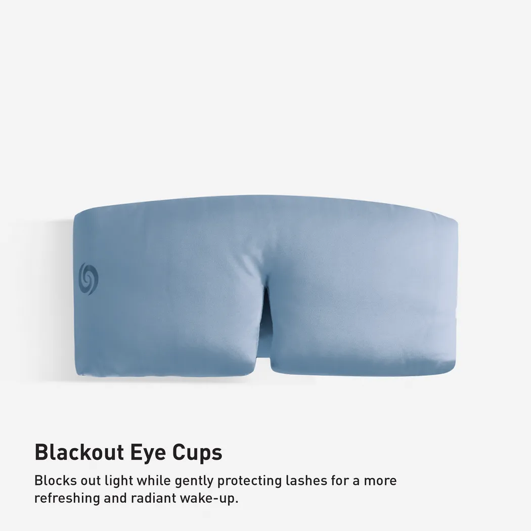 Bedgear Hyper-Silk Performance Misty Blue Sleep Mask - Thumbnail - Image 4