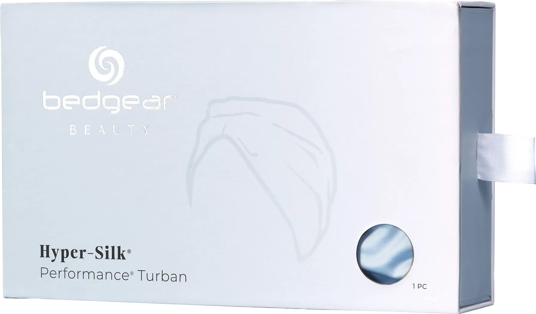 Bedgear Hyper-Silk Performance Misty Blue Turban - Thumbnail - Image 3