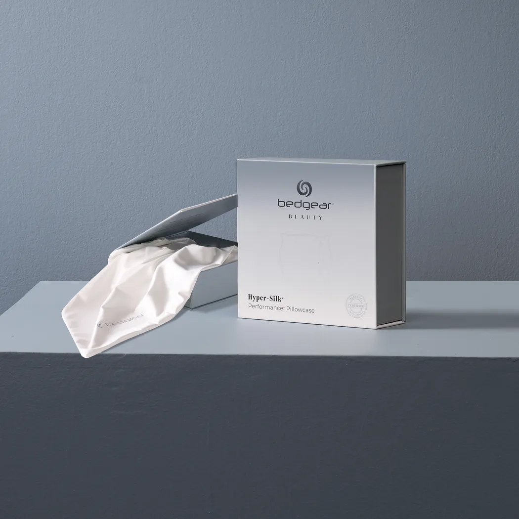 Bedgear Hyper-Silk Performance White King Pillowcase - Thumbnail - Image 3