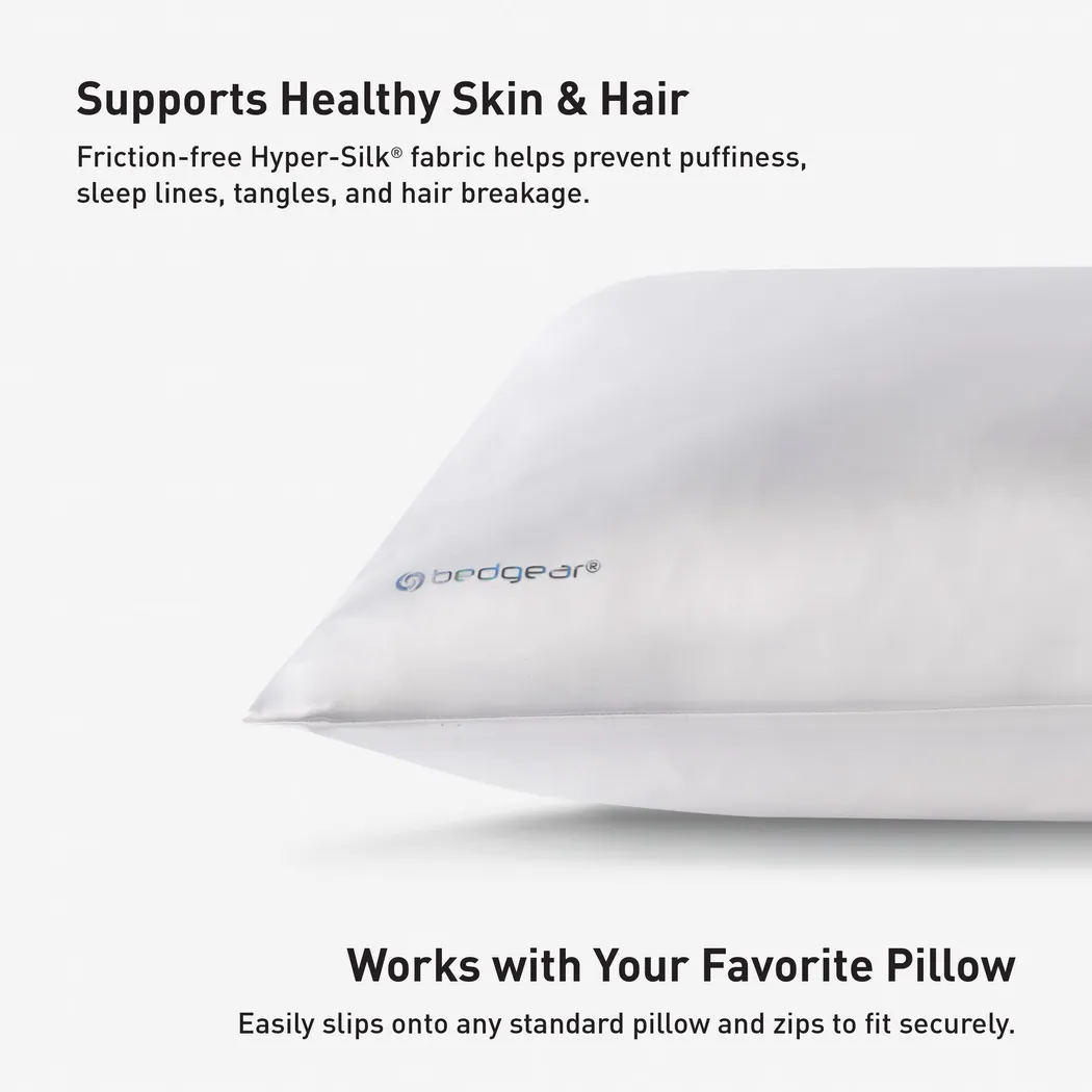 Bedgear Hyper-Silk Performance White King Pillowcase - Thumbnail - Image 7