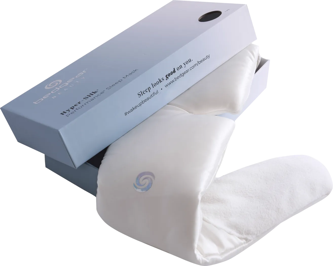 Bedgear Hyper-Silk Performance White Sleep Mask - Thumbnail - Image 2