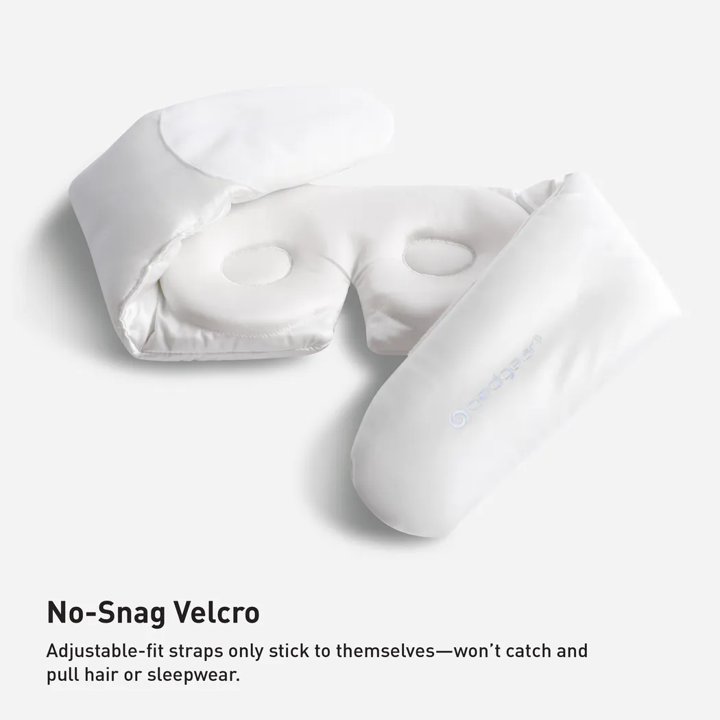 Bedgear Hyper-Silk Performance White Sleep Mask - Thumbnail - Image 3