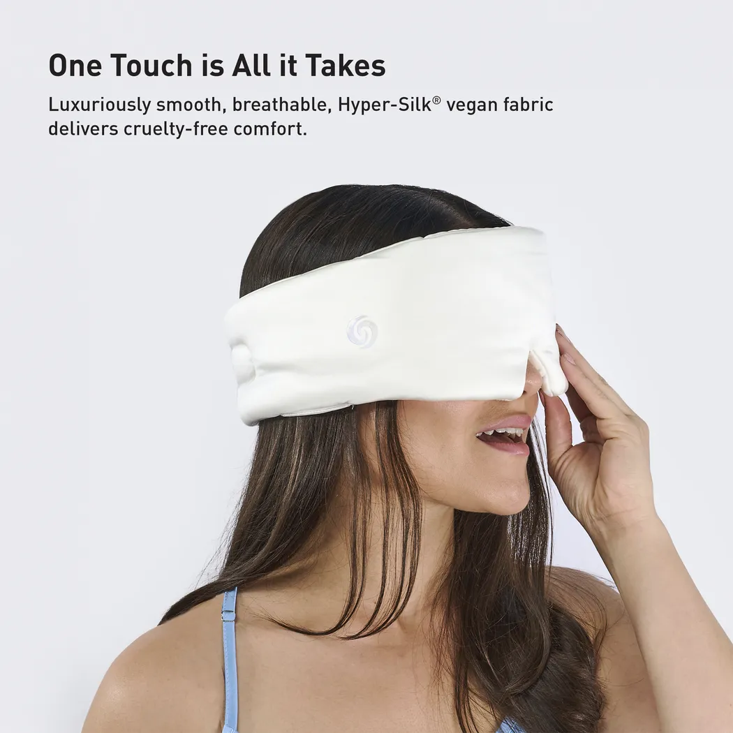 Bedgear Hyper-Silk Performance White Sleep Mask - Thumbnail - Image 6
