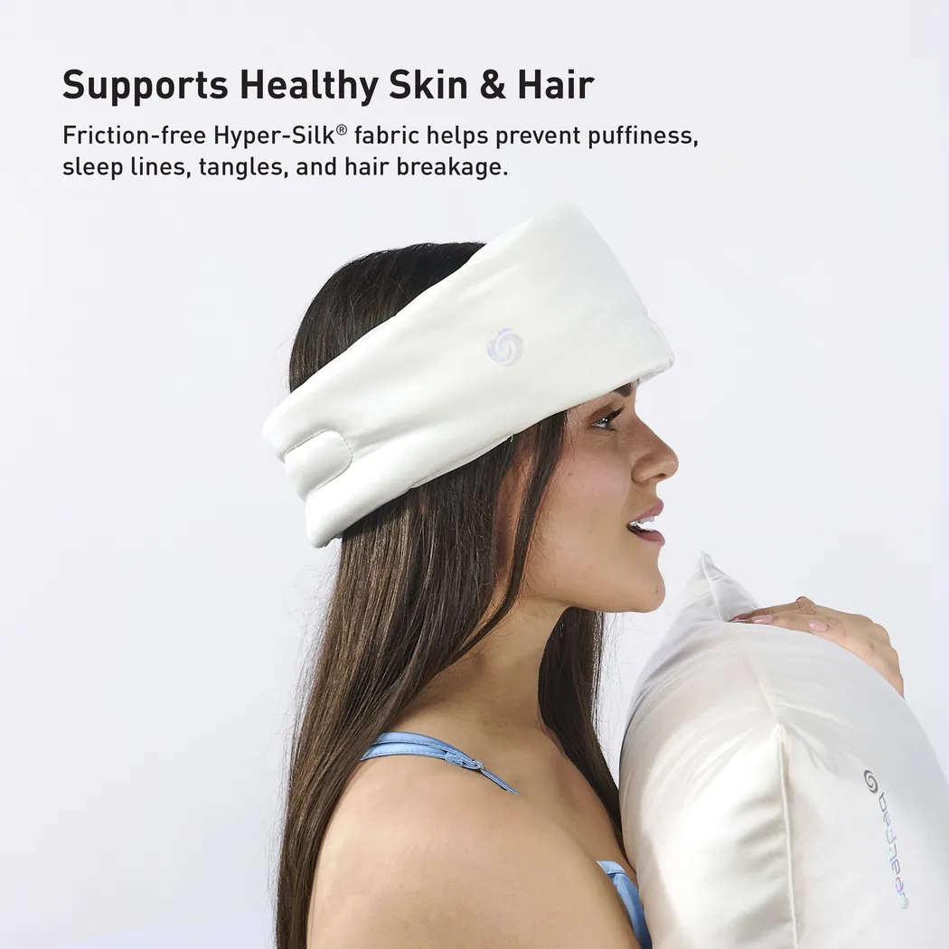 Bedgear Hyper-Silk Performance White Sleep Mask - Thumbnail - Image 7