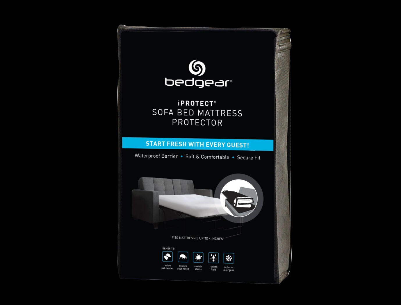 Bedgear iProtect Queen Extra-Wide Sleeper Mattress Protector - Thumbnail - Image 1