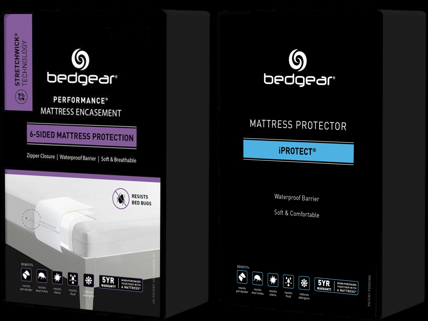 Bedgear MattresSkin Split King Mattress Encasement and iProtect Protector Bundle - Thumbnail - Image 1