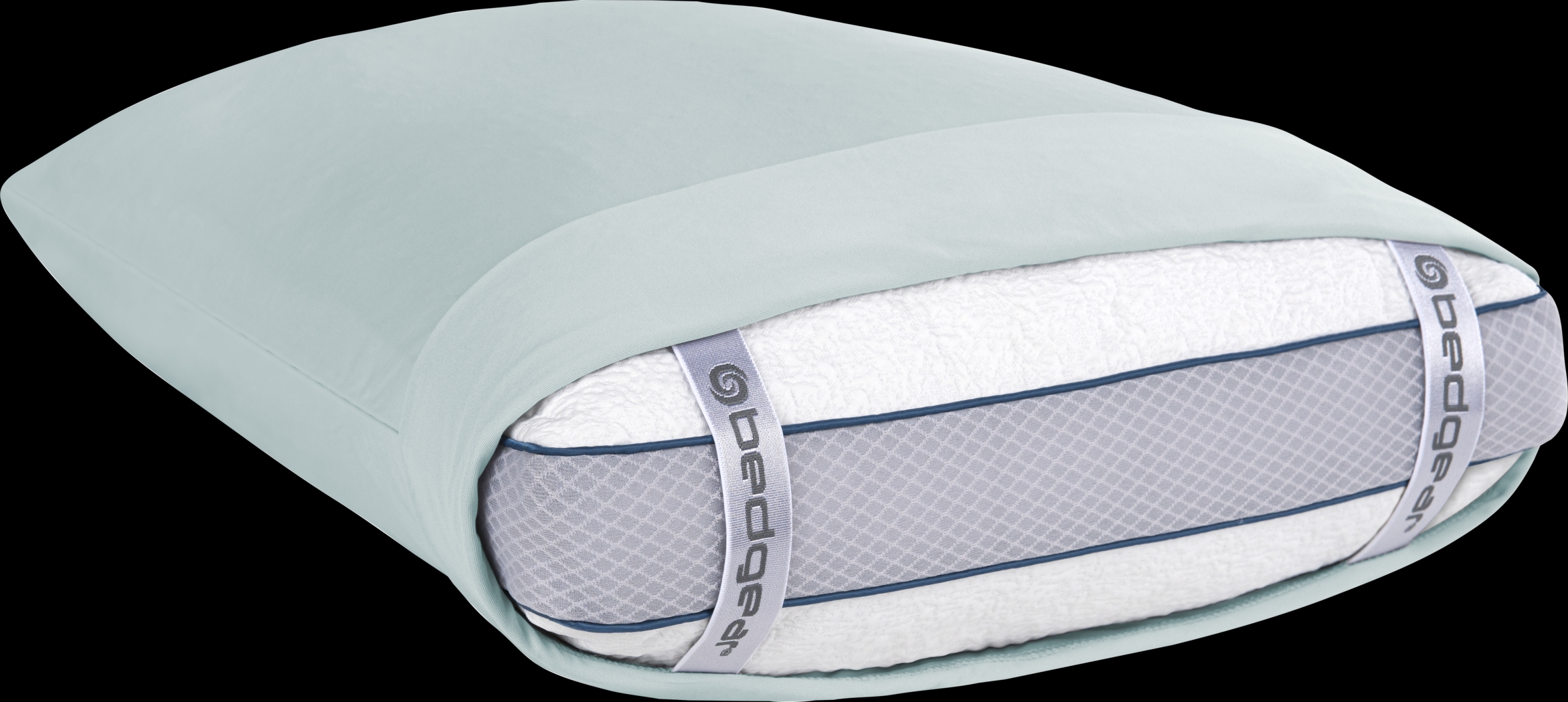 Bedgear Ver-Tex Misty Blue 4 Pc King/California King Sheet Set - Thumbnail - Image 3