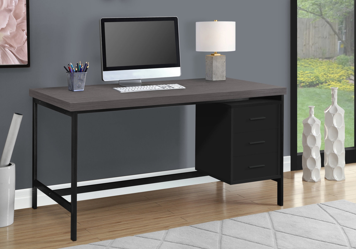 Bedlington Black Desk - Thumbnail - Image 2