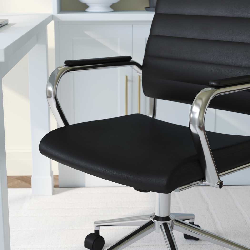 Bedner Black Office Chair - Thumbnail - Image 5