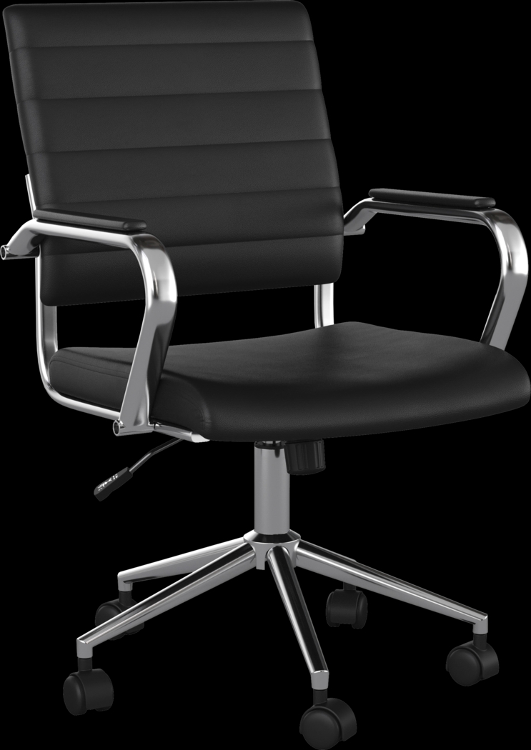 Bedner Black Office Chair - Thumbnail - Image 1
