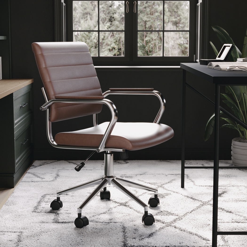 Bedner Brown Office Chair - Thumbnail - Image 4