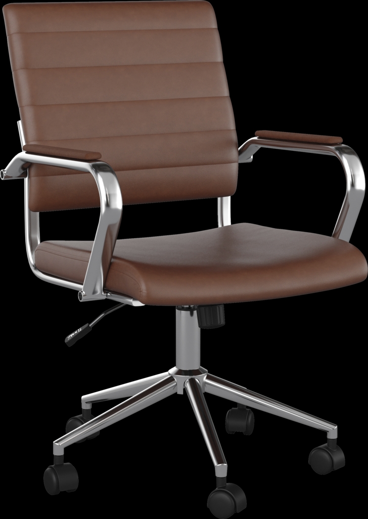 Bedner Brown Office Chair - Thumbnail - Image 1