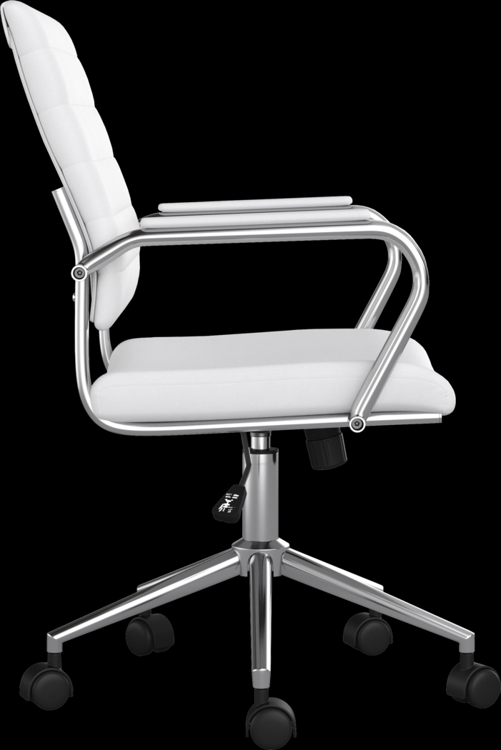 Bedner White Office Chair - Thumbnail - Image 7
