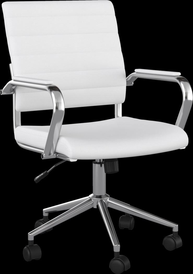 Bedner White Office Chair - Thumbnail - Image 1