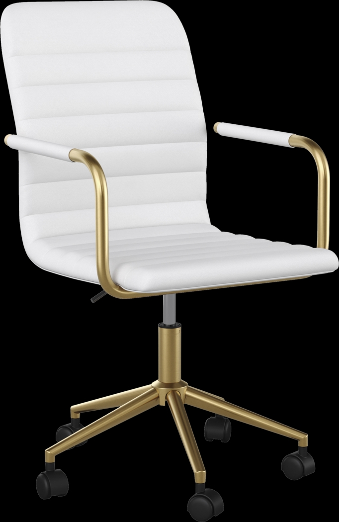 Bedons White Office Chair - Thumbnail - Image 1