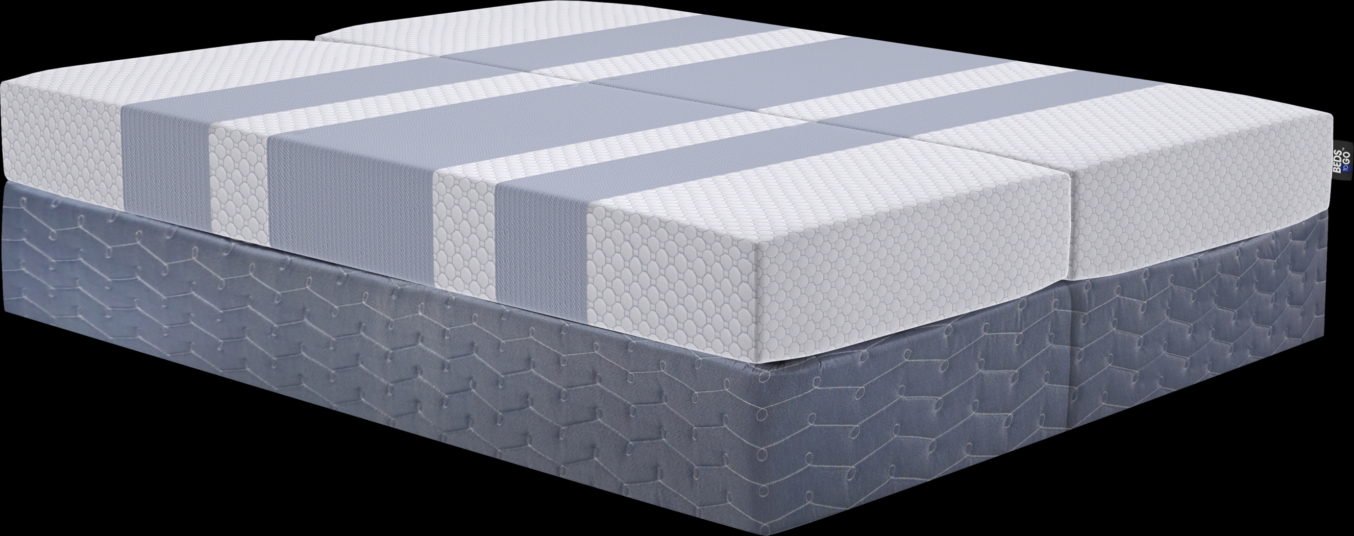 Beds To Go Low Profile Split King Mattress Set - Thumbnail - Image 1