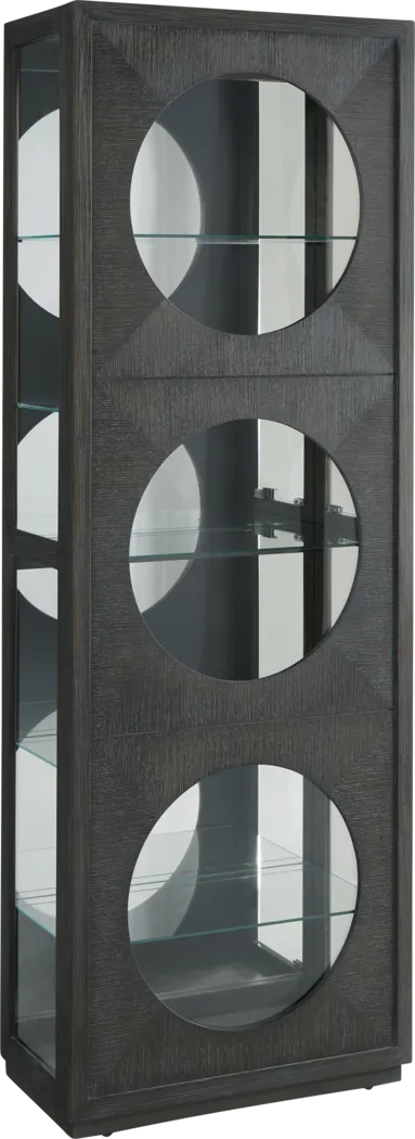 Beeair Dark Brown Accent Cabinet - Thumbnail - Image 1