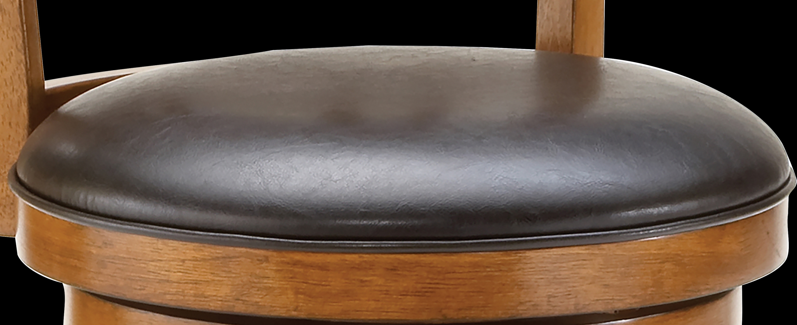 Beecham Brown Swivel Barstool - Thumbnail - Image 3