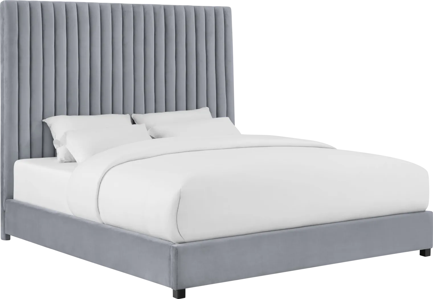 Beechbank Gray Queen Bed - Thumbnail - Image 1