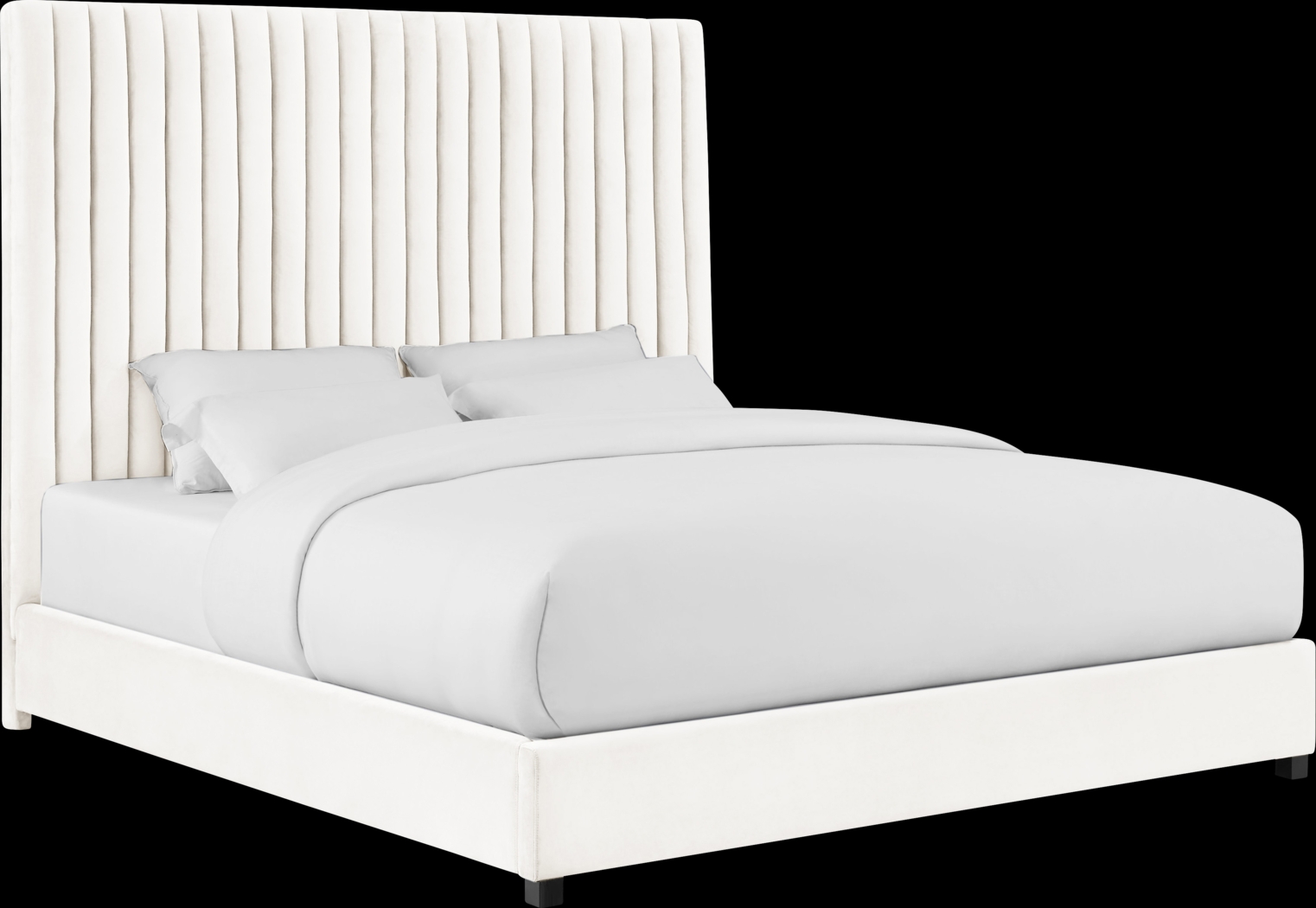 Beechbank White Queen Bed - Thumbnail - Image 1