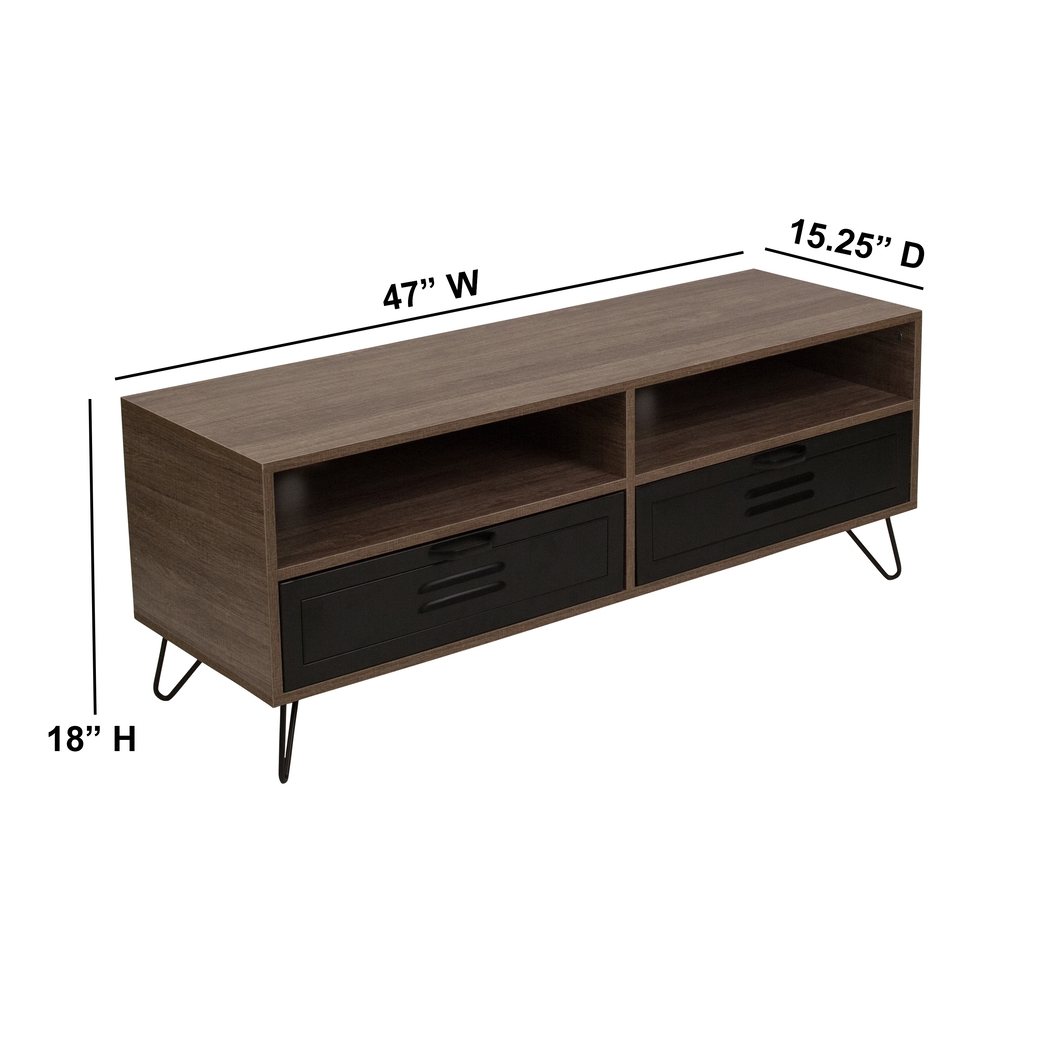 Beechdale Brown 47 in. Console - Thumbnail - Image 2