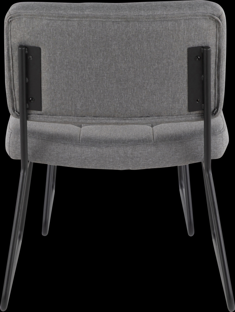 Beechtree Gray Accent Chair and Ottoman - Thumbnail - Image 4