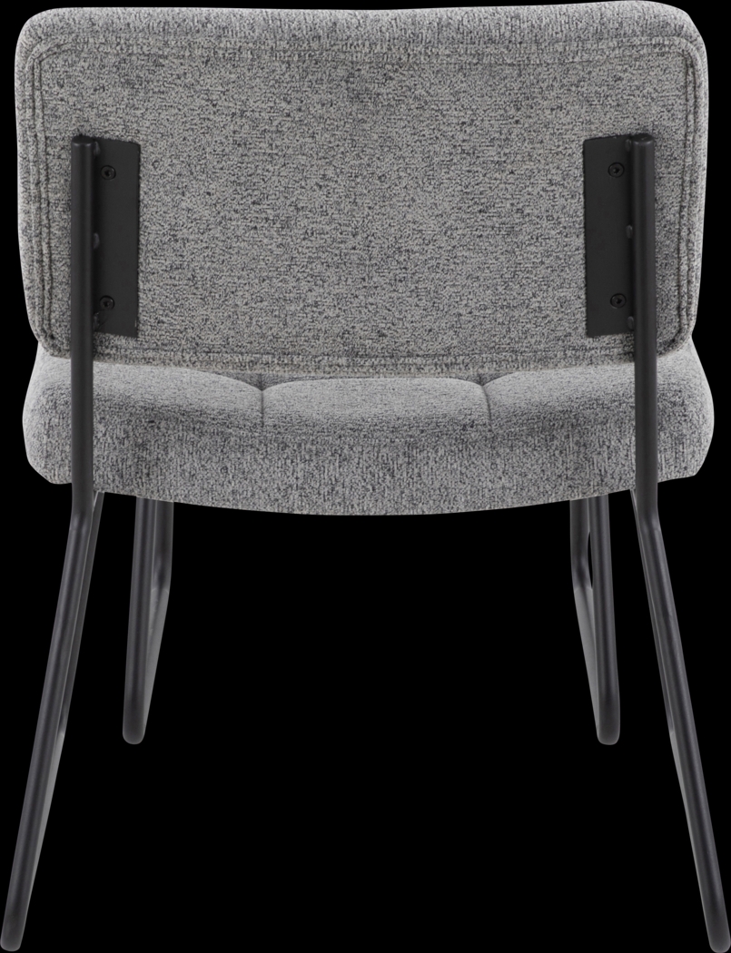 Beechtree Light Gray Accent Chair and Ottoman - Thumbnail - Image 4