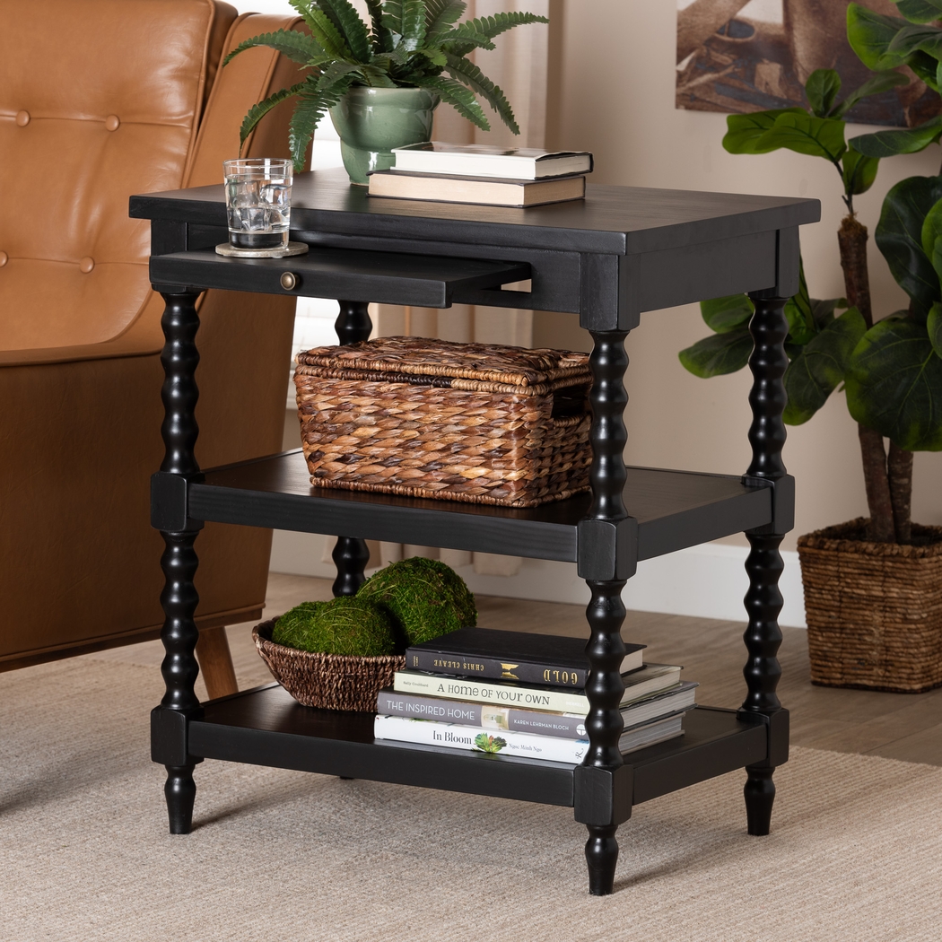 Beecreek Black End Table - Thumbnail - Image 2