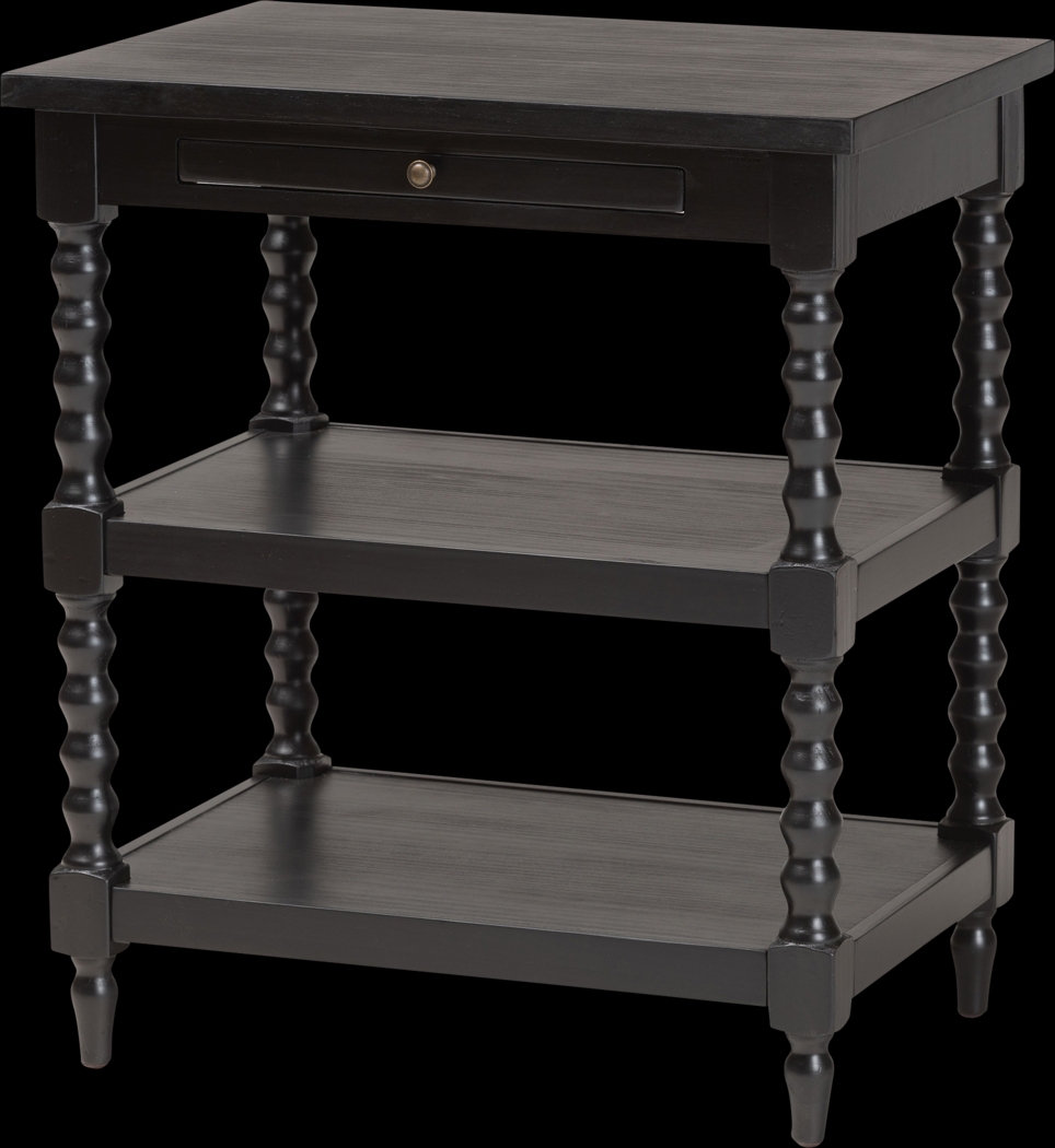 Beecreek Black End Table - Thumbnail - Image 1
