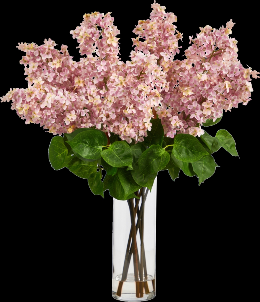 Beeger Pink Floral Arrangement with Vase - Thumbnail - Image 1