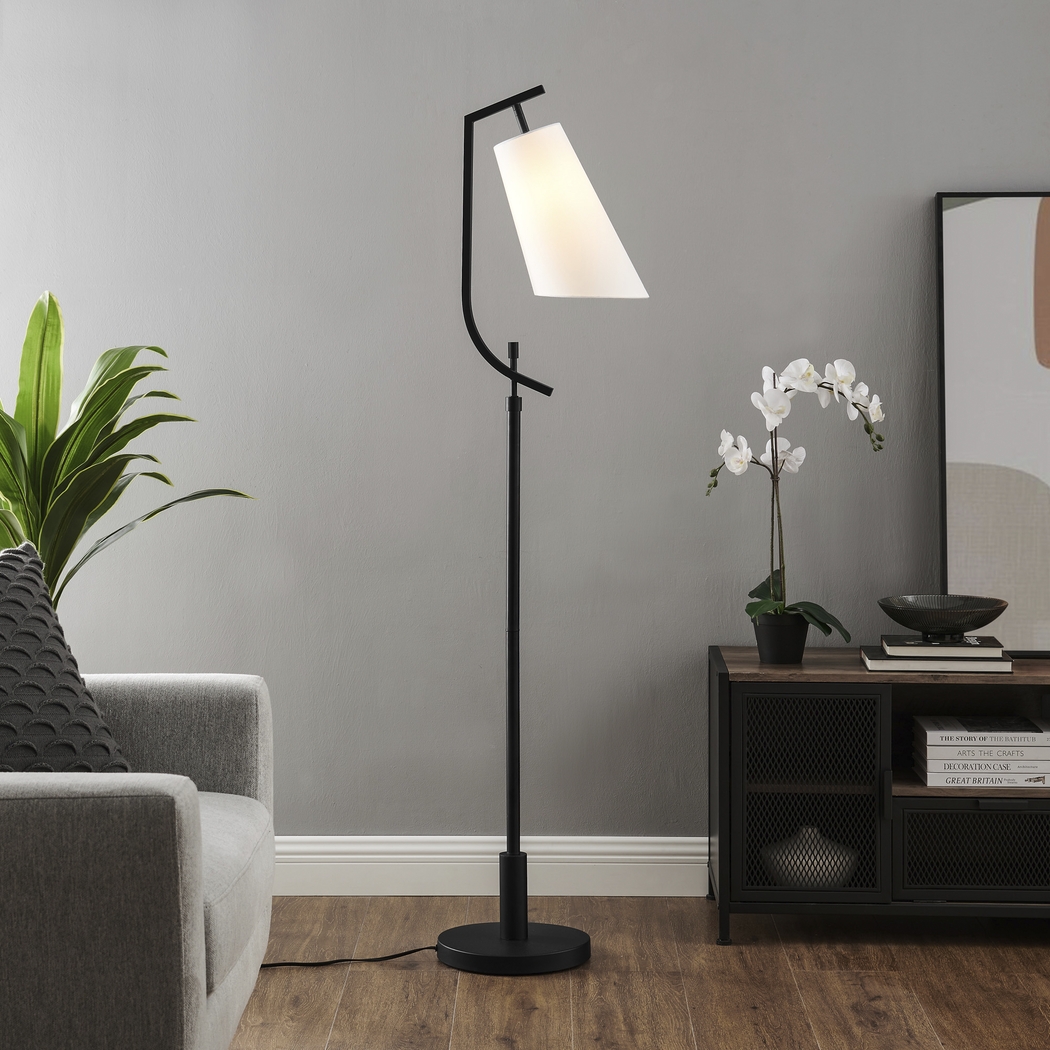 Beeler Home Charcoal Floor Lamp - Thumbnail - Image 2