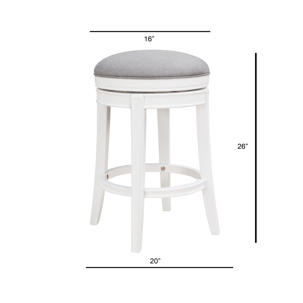Beelermont Gray Swivel Counter Stool - Thumbnail - Image 7