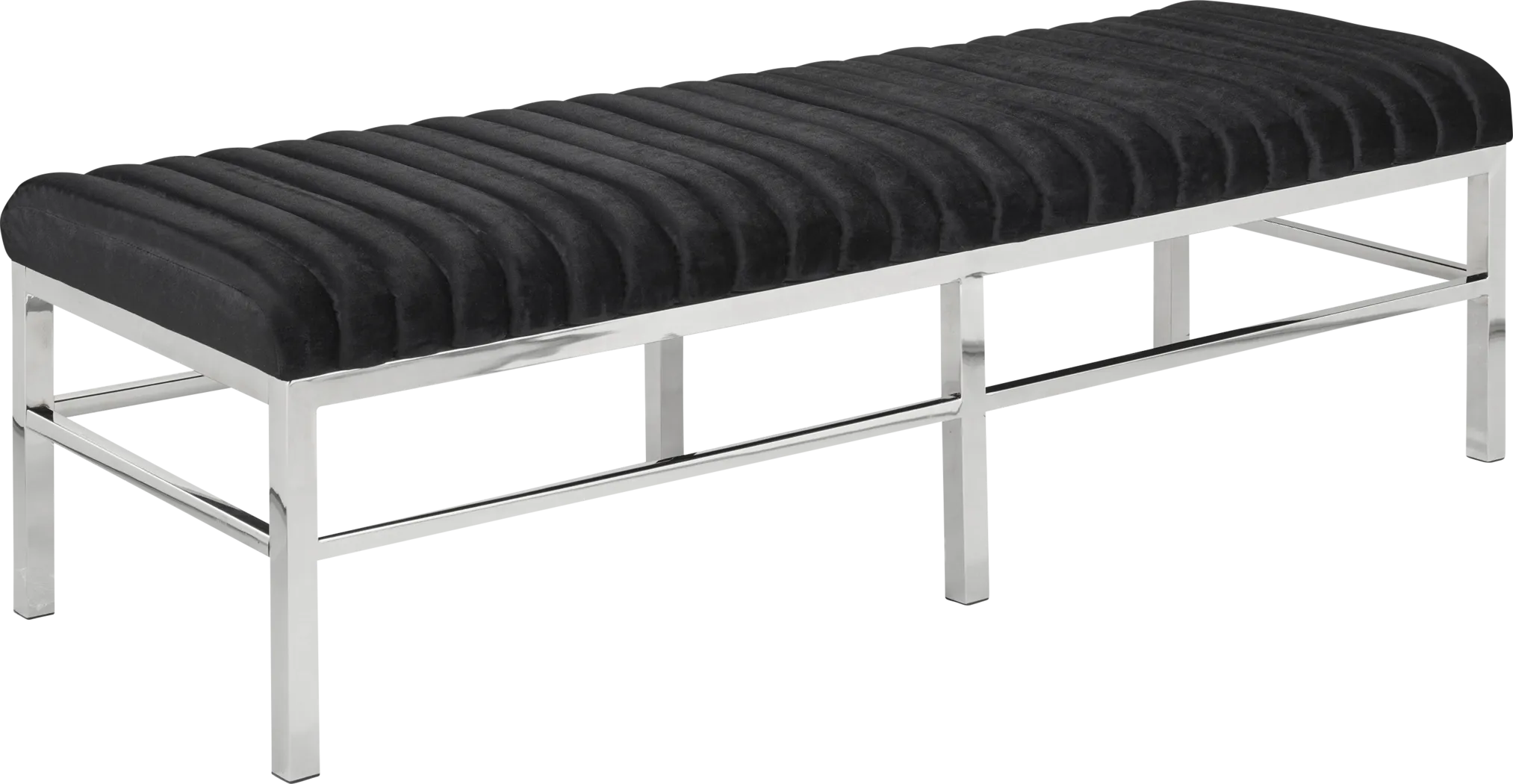 Beemon Black Accent Bench - Thumbnail - Image 1