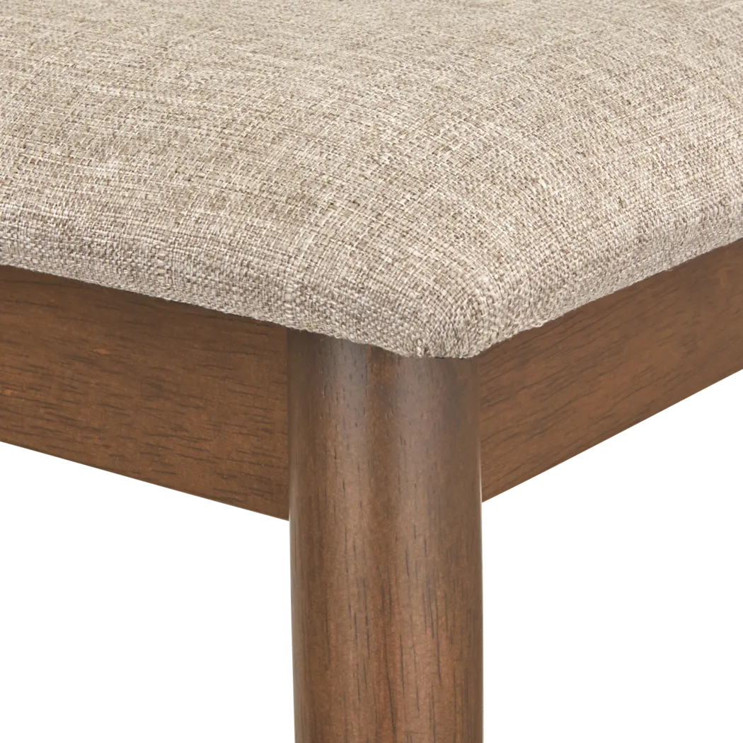 Beenite Walnut Bench - Image 3
